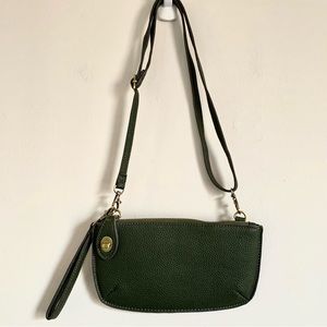 JOY SUSAN Mini Crossbody Faux Leather Green